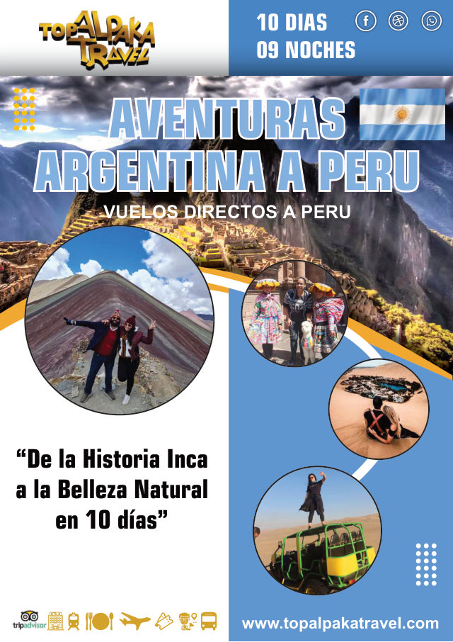 Portada del folleto: Viaje de Argentina a Perú