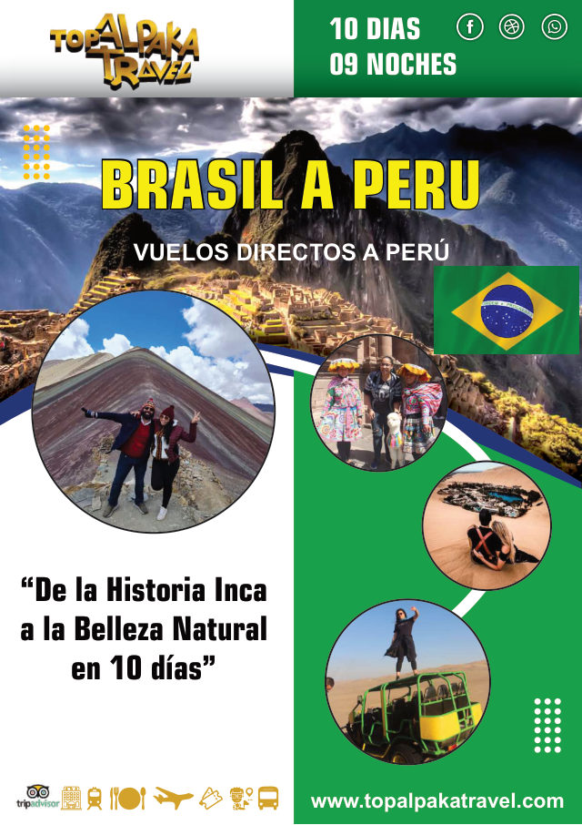 Portada del folleto: Viaje de Brasil a Perú