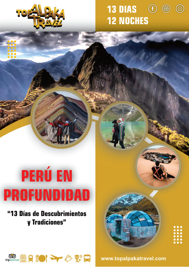 Portada del folleto: Viaje de México a Perú