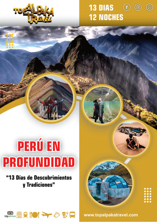 Portada del folleto: Viaje de México a Perú