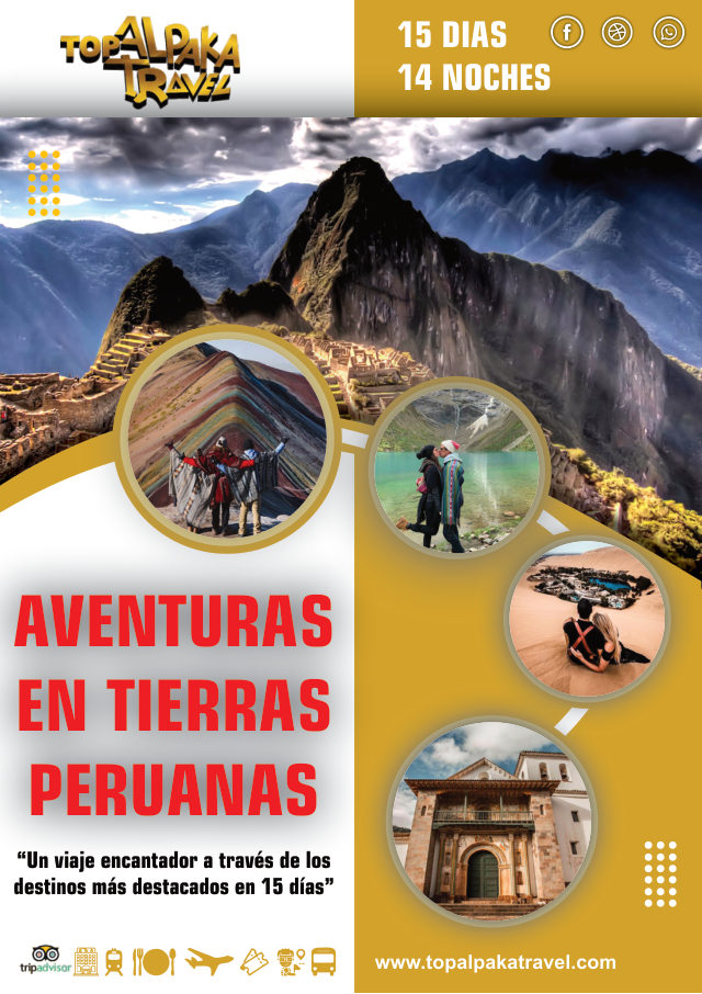 Portada del folleto: Viaje de México a Perú