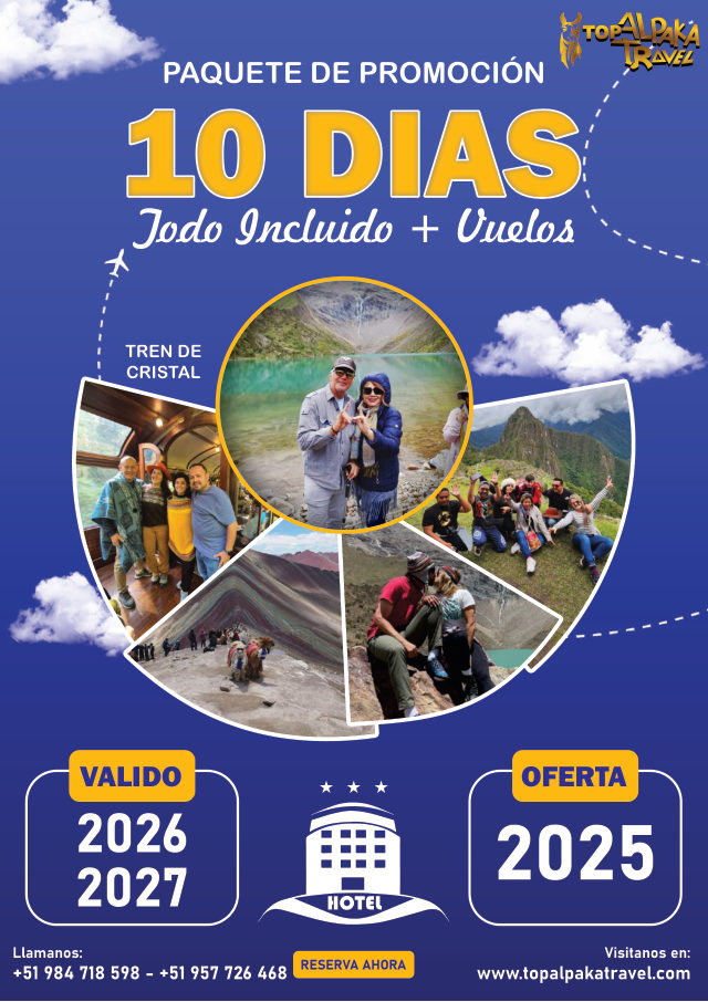 Portada del folleto: Paquete completo por Perú