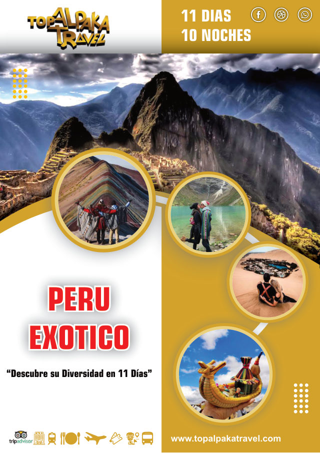 Portada del folleto: Perú exótico