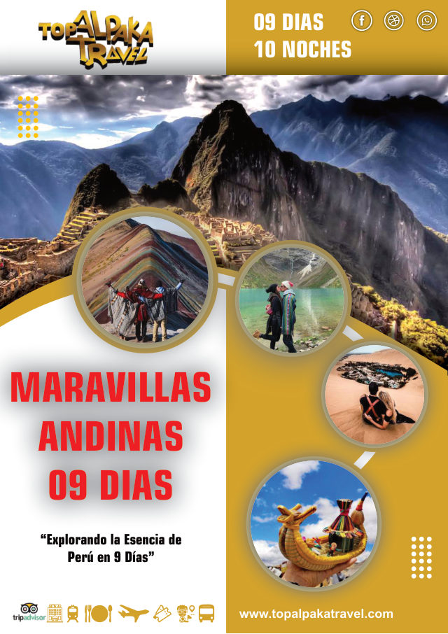 Portada del folleto: Maravillas andinas