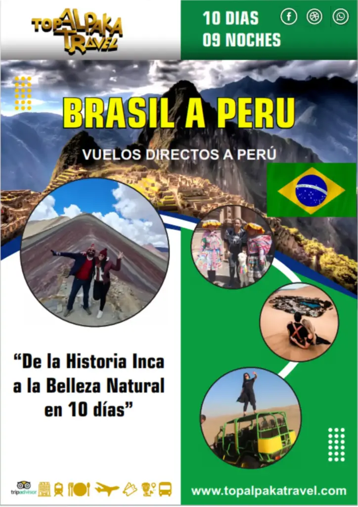 tour de Brasil a Perú de 10 días